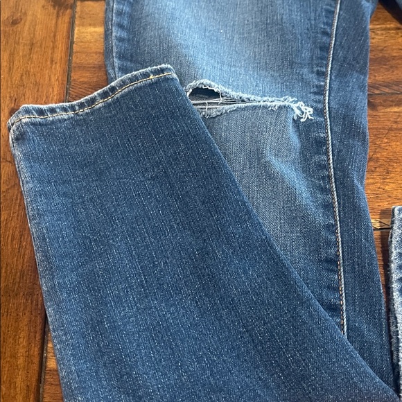 Levi’s 721 high rise skinny blue distressed denim jeans size 29 - Picture 4 of 13